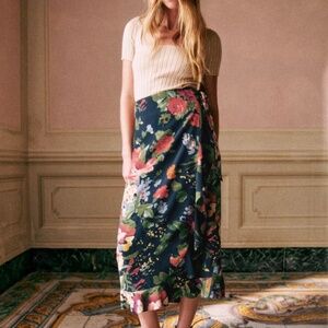 Sezane Melaine Skirt Trianon Print - Size 14